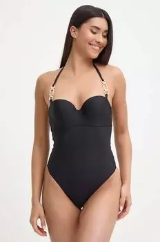 Цельный купальник Guess, черный