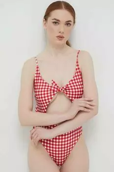 Цельный купальник Guess, красный