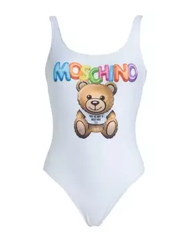 Цельный купальник Moschino, белый