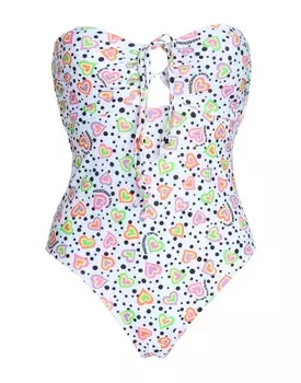 Цельный купальник Moschino, белый