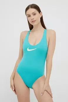 Цельный купальник Nike, бирюзовый