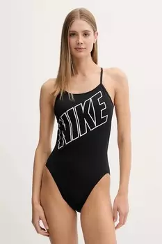 Цельный купальник Nike, черный