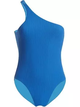 Цельный купальник с высокими штанинами Wolford, синий