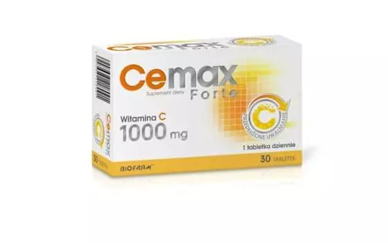 Цемакс Форте, 1 г, Добавка , 30 таблеток Biofarm