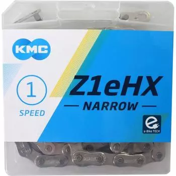 Цепь KMC Z1eHX Узкая одинарная, серебро