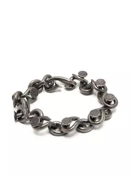 Цепочный браслет Guidi, серебряный