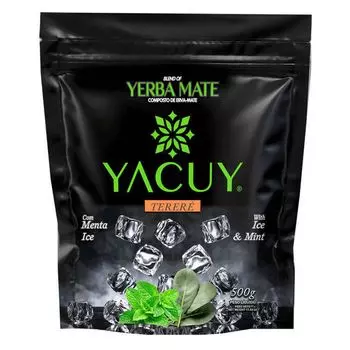 Чай Йерба мате Yacuy Menta Ice Pepper Mint 500г Бразильский чай мате с мятой Mate Green
