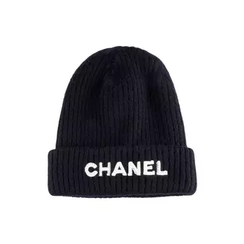 Женская шапка-бини Chanel, черный