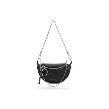 Charles&Keith Женская поясная сумка CHARLES & KEITH, Нуар черный