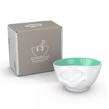 Чашка TV внутри Jade Happy 0,5 л Fiftyeight Products, белый/зеленый