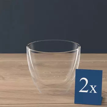 Чашки Artesano Hot&Cold Beverages, 200 мл, 2 шт в упаковке Villeroy & Boch, прозрачный