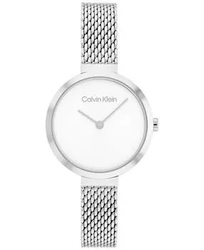 Часы-браслет из нержавеющей стали 28 мм Calvin Klein, серебро