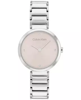 Часы-браслет из нержавеющей стали 28 мм Calvin Klein, серебро