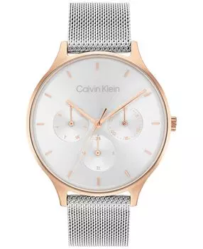 Часы-браслет из нержавеющей стали 38 мм Calvin Klein, серебро