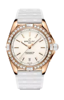 Часы Breitling Super chronomat automatic origins из золота с бриллиантами 38 мм