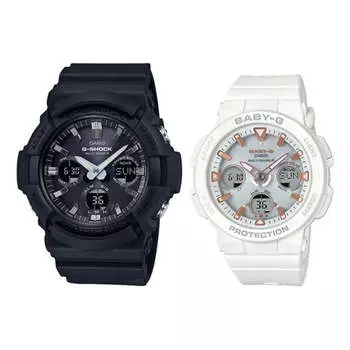 Часы CASIO G-Shock Analog-Digital 'Black White', черный