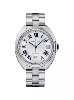 Часы Cl de Cartier Cartier, серебристый