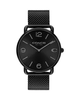 Часы COACH Elliot, 41 мм, черный