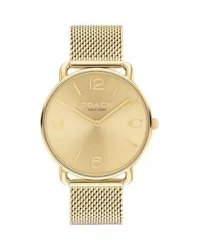 Часы COACH Elliot, 41 мм, золотой