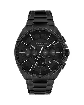 Часы COACH Jackson, 45 мм, черный