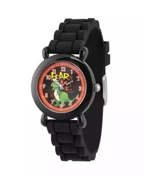 Часы Disney Toy Story 4 Rex для мальчиков, черные пластиковые часы Time Teacher с ремешком, 32 мм ewatchfactory, черный
