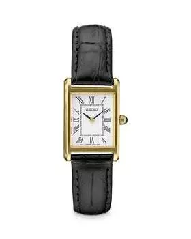 Часы Essentials, 18,9 мм Seiko Watch, цвет Black