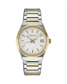 Часы Essentials, 39 мм Seiko Watch, цвет Silver