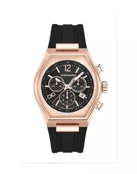 Часы Ferragamo, розовое золото