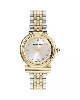Часы Ганчини, 28 мм Ferragamo, цвет Silver