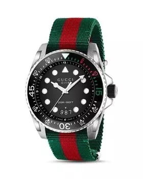 Часы Gucci для дайвинга, 45 мм