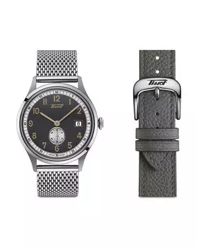 Часы Heritage Small Second 1938, 39 мм Tissot, цвет Black
