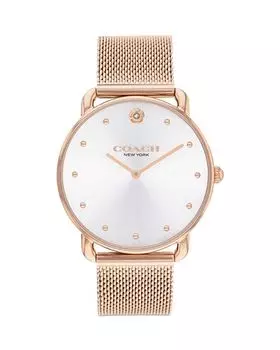 Часы Эллиот, 36 мм COACH, цвет Silver