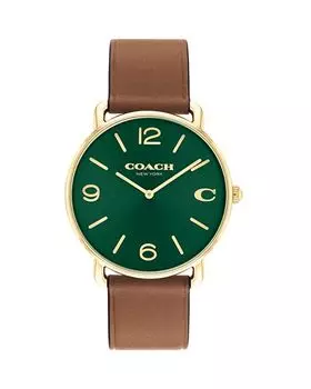 Часы Эллиот, 40 мм COACH, цвет Green