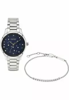 Часы КОМПЛЕКТ Esprit, серебро