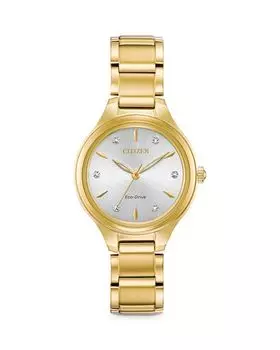 Часы Корсо, 29 мм Citizen, цвет Gold