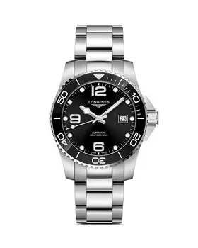 Часы Longines HydroConquest, 41 мм, черный