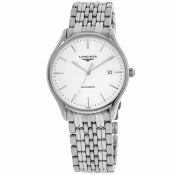Часы Longines Lyre Automatic с белым циферблатом и сталью унисекс L4.860.4.12.6