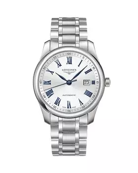 Часы Longines Master, 40 мм, белый