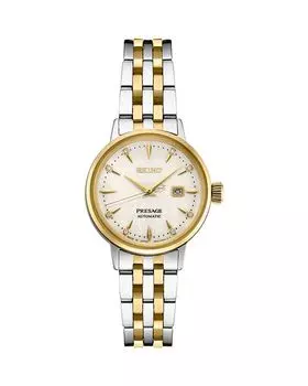 Часы Presage, 30 мм Seiko Watch, цвет Ivory/Cream