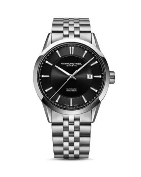 Часы Raymond Weil Freelancer, 42 мм, серебряный