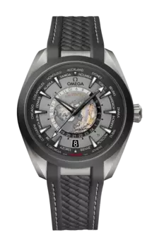 Часы seamaster aqua terra 150m coaxial master chronometer gmt worldtimer 43 мм Omega