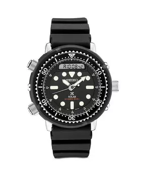 Часы Seiko Prospex Solar Hybrid для дайвинга, 47,8 мм Seiko Watch, черный