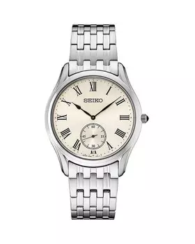 Часы Seiko Watch Essentials, 39 мм, слоновая кость/кремовый