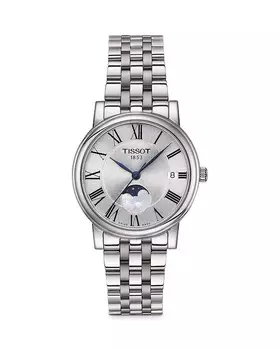 Часы Tissot Carson, 32 мм, серебряный
