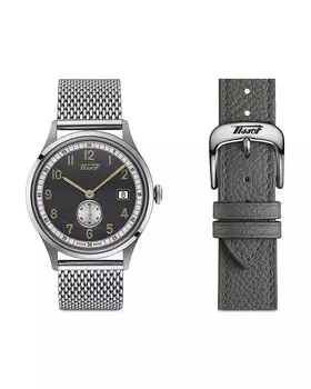 Часы Tissot Heritage Small Second 1938, 39 мм, черный