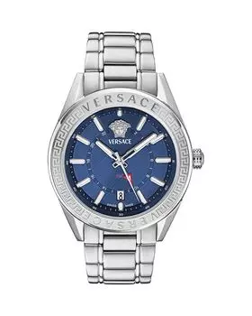 Часы V-Code GMT, 42 мм Versace, синий