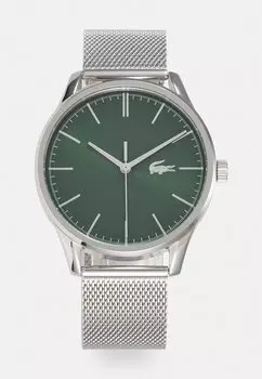 Часы ВЕНА Lacoste, серебристый/зеленый