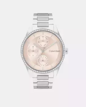 Часы женские Искра 25100007 стальные Calvin Klein, серебряный