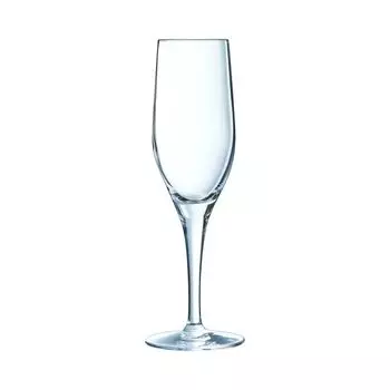 Chef & Sommelier Sensation Exalt Бокал для шампанского, бокал для шампанского, 190 мл, хрустальный бокал Krysta, прозрачный, 6 предметов Chef & Sommelier Maxima / Spirit New Design