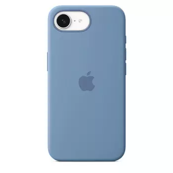 Чехол Apple Silicone Case для iPhone 16e, синий